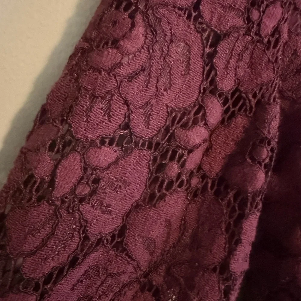 Anthropologie layered lace